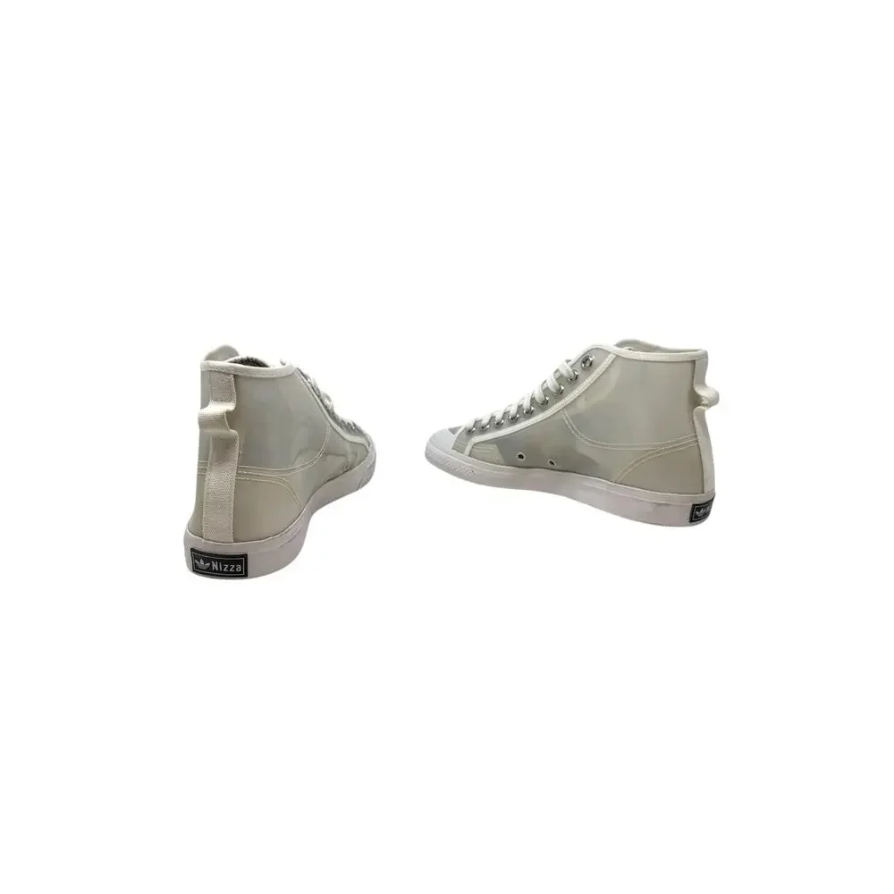 Adidas Nizza Hi Jelly‎ Translucent Sneakers Clear White High Top Womens 9